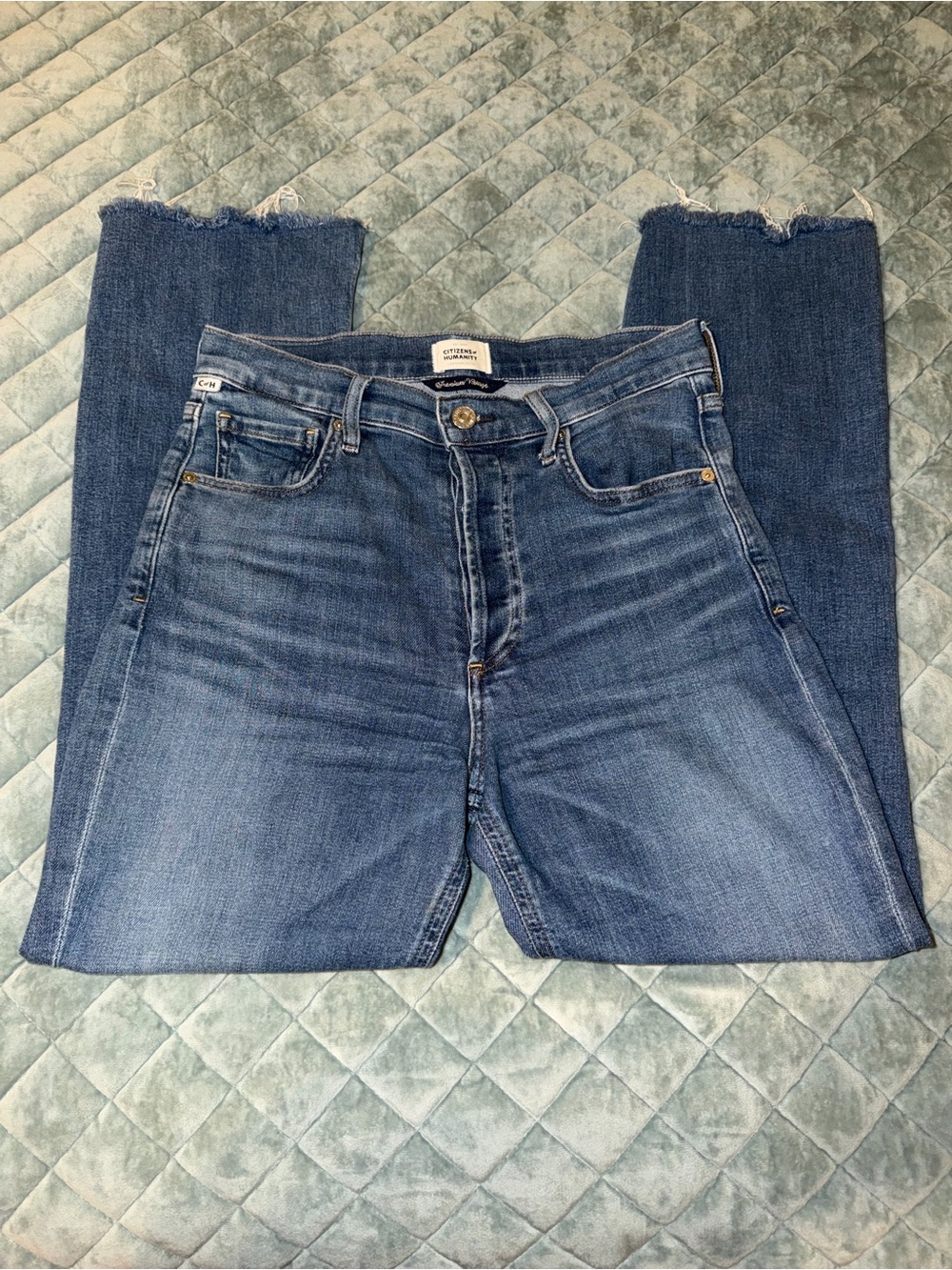 Citizens of Humanity Isola Cropped Boot Jeans - size 27